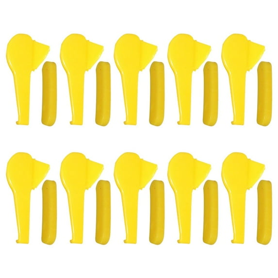 KERISTE 10 Set Tire Changer Machine Plastic Mount Demount Duck Head Insert Rim-Protector