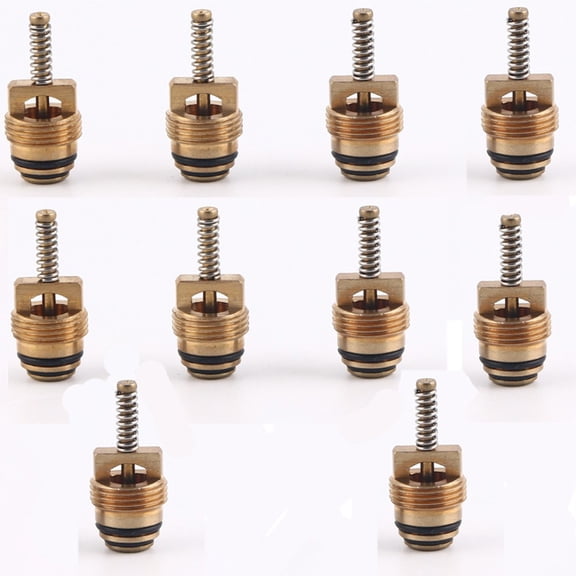 KERISTE 10Pcs M10 R-1234Yf A/C Valve Core Fitting Mt0065 15-75236 Universal