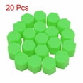 thumbnail image 1 of KERISTE 20pcs Silicone 21mm Car Wheel Nut Lug Dust Cover Cap Protector Hub Screw Rim Green, 1 of 4