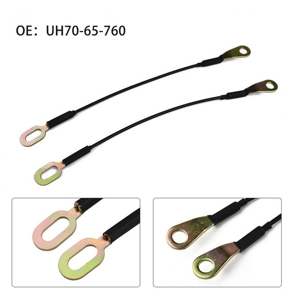 KERISTE 2X for Ford Ranger Mazda 2011-19 Pickup Tailgate Support Strap Cable Uh70-65-760