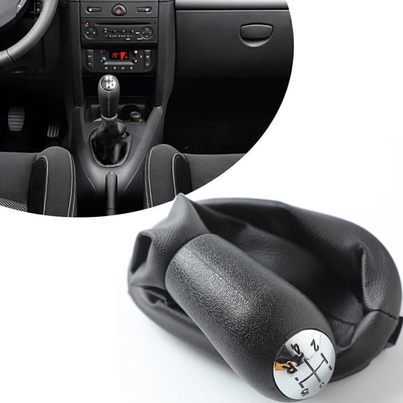 KERISTE 5 Speed Gear Stick Shift Knob Fit for Renault Clio Mk3 3 Iii Megane Mk2 Scenic