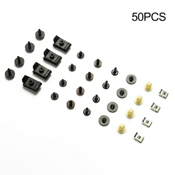 KERISTE 50Pcs for Toyota Lexus Under Engine Cover Clips Underbody Mudguard Shield Screws