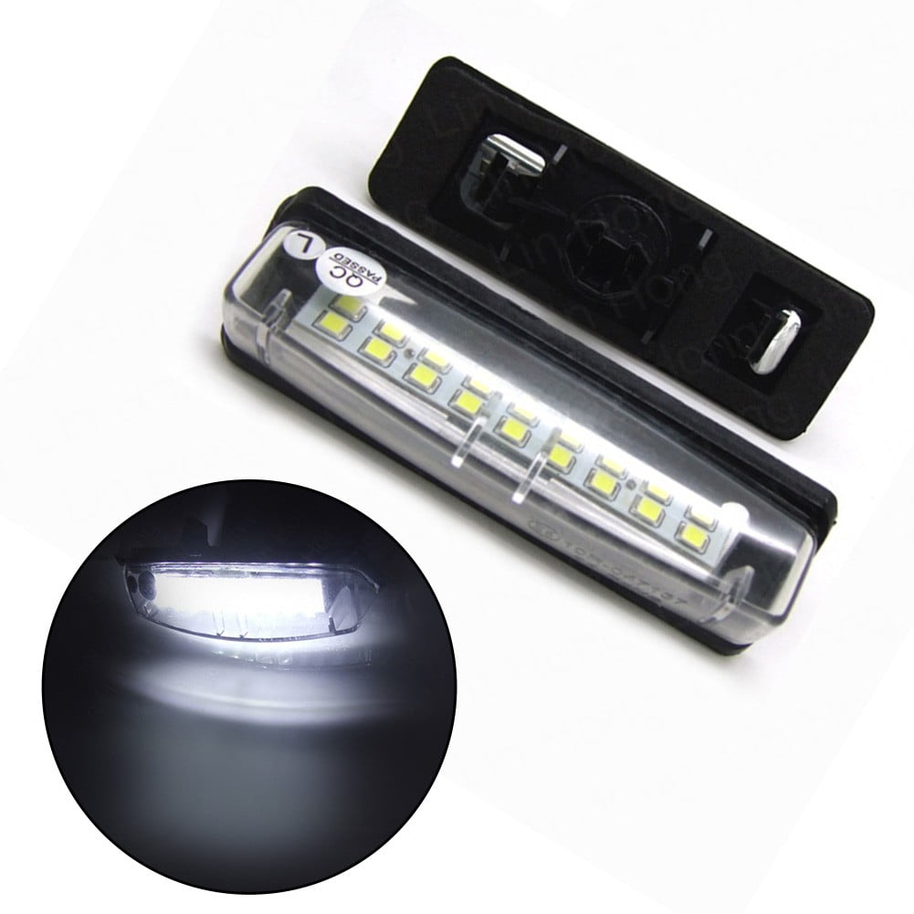 KERISTE A Pair White Led License Plate Light for Toyota Rx300/Rx330/Rx350 0308