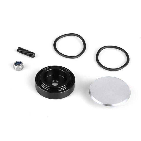KERISTE Aluminum Car Rear Wiper Delete Kit Block Off Plug Cap for Honda Waterproof Car Silver