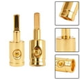thumbnail image 1 of KERISTE Car Audio 4G To 8G Amp Input Terminal Power Wire Reducers Modified Shrink Tool Gold, 1 of 9