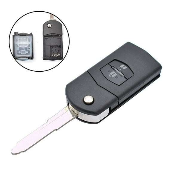 KERISTE Car Key Shell for Mazda Demio 2 3 5 6 Cx7 Cx9 Rx8 Mx5 Mpv Key Remote Fob Case