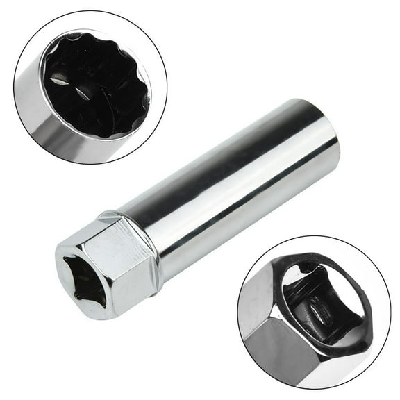 KERISTE Car Mini 14mm Spark Plug Key Removal Tool 3/8 Inch Drive for Benz Bmw Nissan