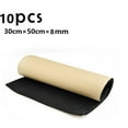 thumbnail image 1 of KERISTE Car Noise Proof Bonnet Insulation Deadening Foam Cotton Sticker 30x50cm 10pcs, 1 of 8
