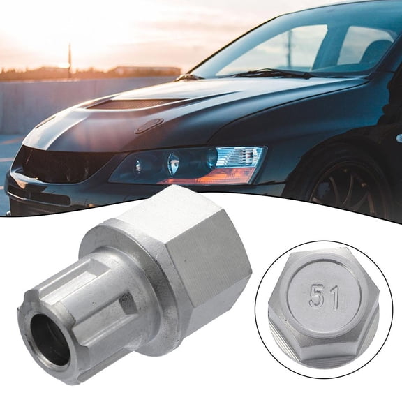 KERISTE Car Wheel Lock Lug Nut Anti Theft for Passat for Golf 6 Teeth Number51