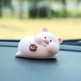 thumbnail image 1 of KERISTE Cute Cartoon Pig Car Decoration Car Center Console Interior Dashboard Accessory E, 1 of 6
