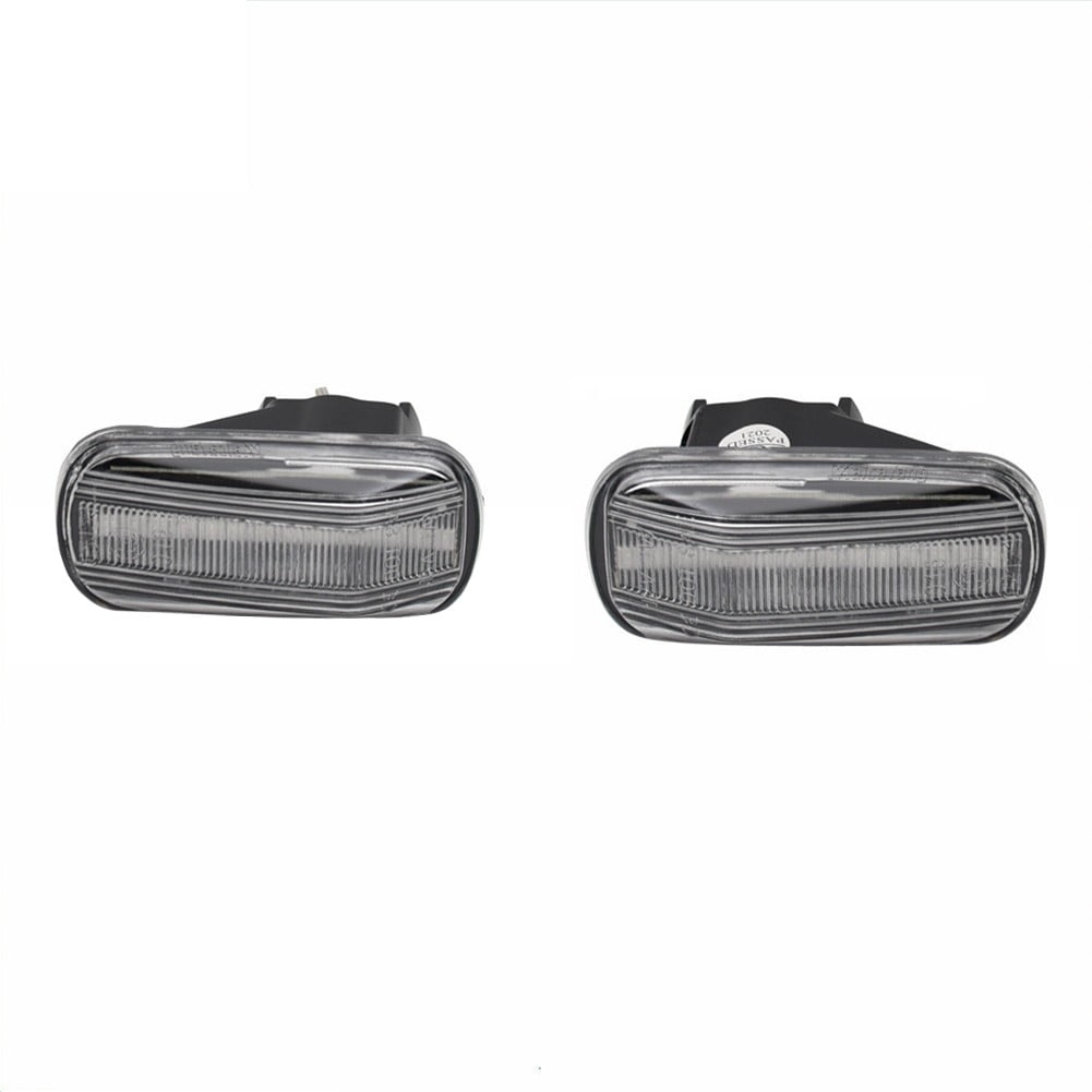 KERISTE Pair Clear Lens Led Turn Signal Side Marker Light Fit for Honda