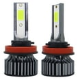 thumbnail image 1 of KERISTE Pair H1 H3 H4 H7 9005 9006 LED Headlight Conversion Beam 6500K Bright White H11, 1 of 5