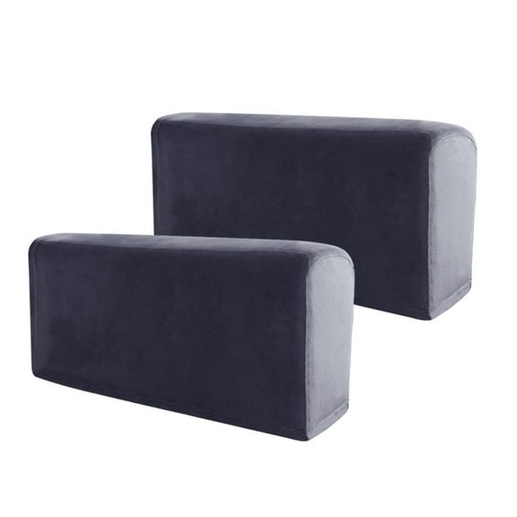 KERISTY 2pcs Armrest Covers Anti-Slip Sofa Arm Chair Slipcovers Furniture Protectors