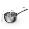 thumbnail image 1 of KERISTY Steel Pot Pan Cooking Hot Non-stick Stainless Home Tableware Noodle Tools, 1 of 8