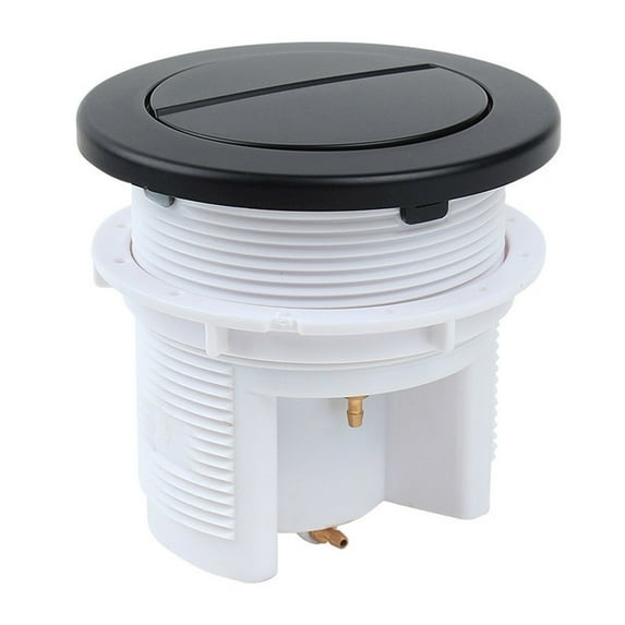 KERISTY Twin Hose Toilet Push Button Dual Flush Air Type Pneumatic