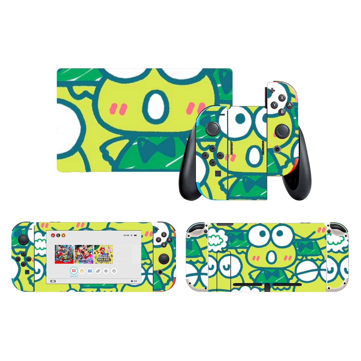 KEROKERO KEROPPI Game Switch Skin - Anime Cartoon Game Sticker, No ...