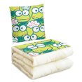 KEROKERO KEROPPI Travel Blanket and Pillow Set Pillow Kids Gift Travel