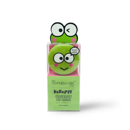 The Creme Shop Keroppi Hyaluronic Acid + Murumuru Macaron Lip Balm 0.26 oz