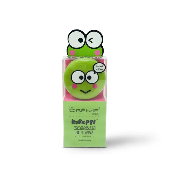 The Creme Shop Keroppi Hyaluronic Acid + Murumuru Macaron Lip Balm 0.26 oz