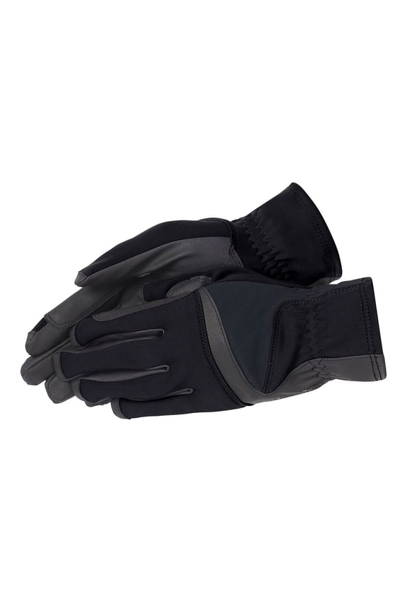 Adult Female Coolcore Riding Gloves, Color: Black, Size: L (30489BLKL)