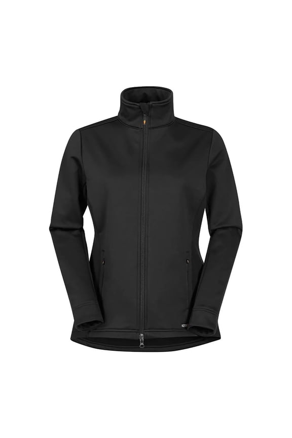Adult Female Softshell Riding Jacket, Color: Black, Size: L (40425BLKL)