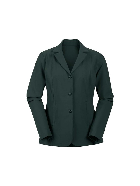 Adult Female Stretch Competitor 3-Snap Koat, Color: Hunter Green, Size: S