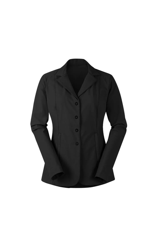 Adult Female Stretch Competitor 4 Snap Show Coat, Color: Black, Size: XS (40378BLKXS)