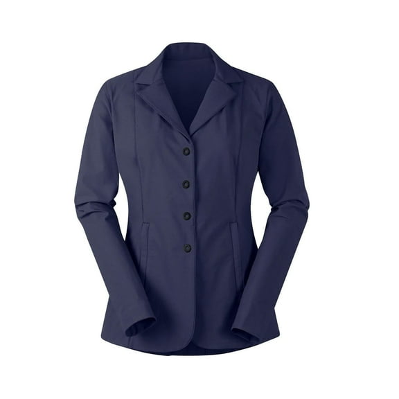 KERRITS Adult Female Stretch Competitor 4 Snap Show Coat, Color: Navy, Size: 1X (40378NAVY1X)