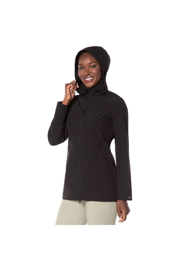 Adult Female Waterproof Black Rain Jacket, Size: 2X (40499BLK2X)