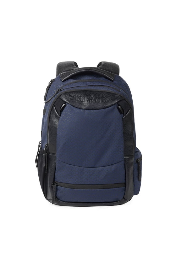 EQ Backpack, Color: Navy Chevron Bits (30444NAVCHVBITSO/S)