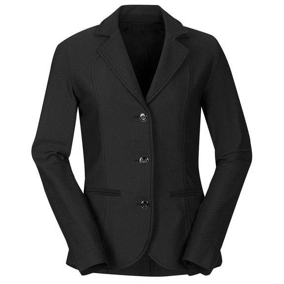 KERRITS Kids' Affinity Aero Show Coat Equestrian Jacket, Color: Black, Size: M