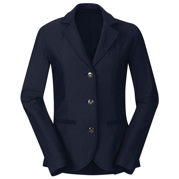 KERRITS Kids' Affinity Aero Show Coat Equestrian Jacket, Color: Navy, Size: M