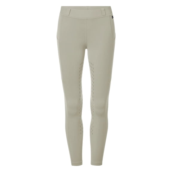 KERRITS Kids Coolcore Full Leg Riding Tech Tights, Color: Sand, Size: M (60563SANDM)