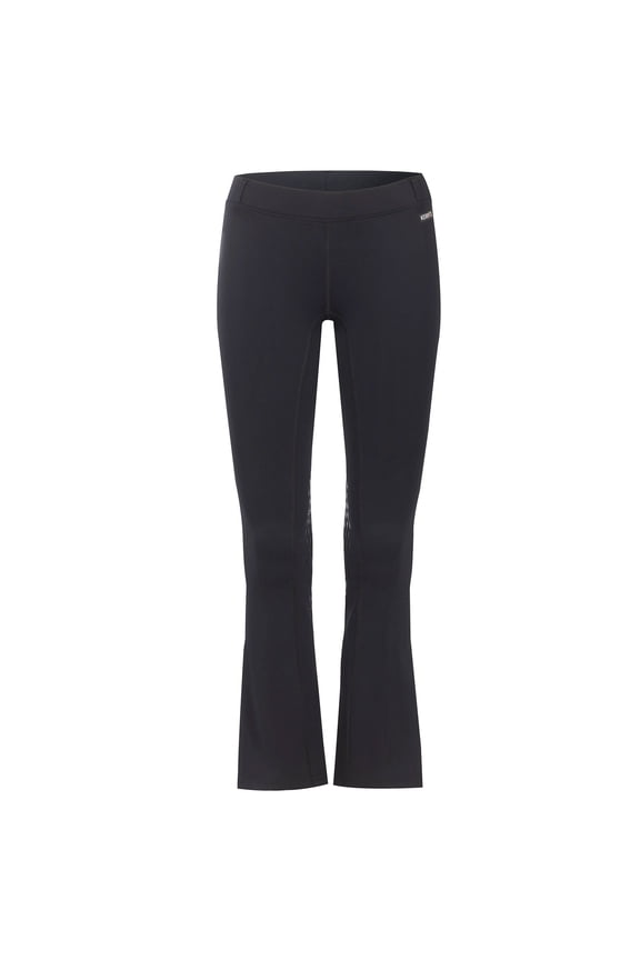 Kids Coolcore Silicone Knee Patch Bootcut Riding Pant, Color: Black, Size: XL