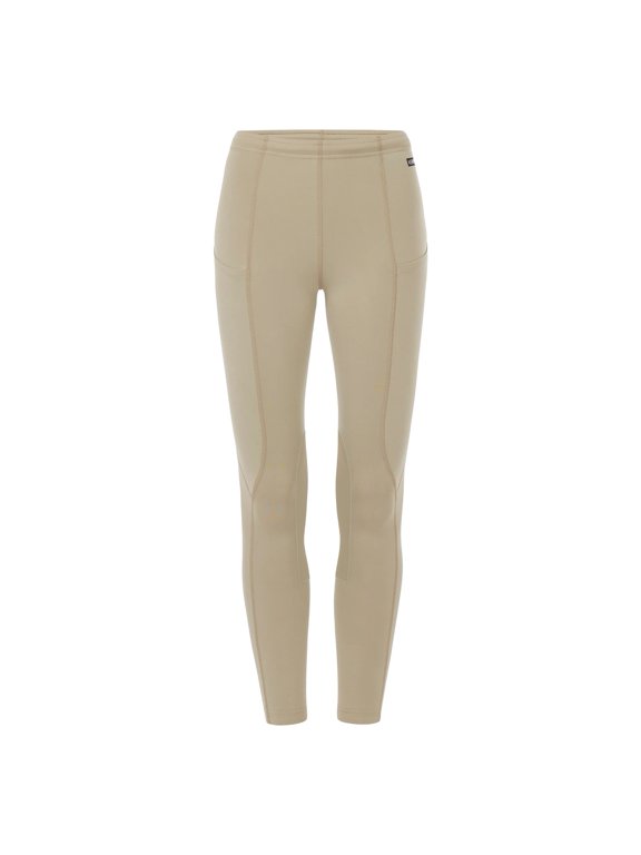 Kids Performance Knee Patch Pocket Tights, Color: Tan, Size: M (60560TANM)
