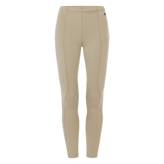 KERRITS Kids Performance Knee Patch Pocket Tights, Color: Tan, Size: XL (60560TANXL)