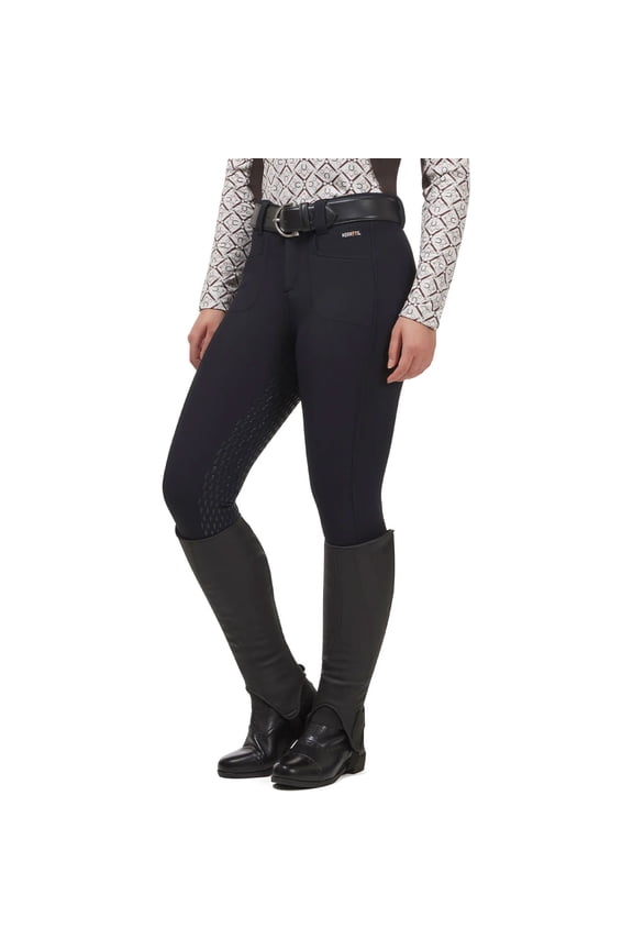 Women's 3-Season Tailored Full Seat Breech, Color: Black, Size: M