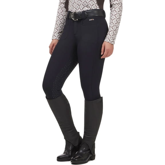 KERRITS Women's 3-Season Tailored Full Seat Breech, Color: Black, Size: S