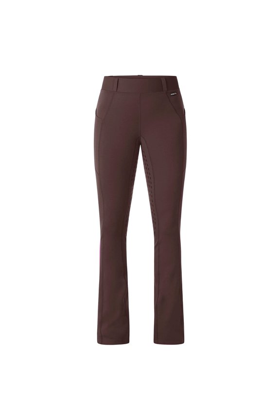 Women's Coolcore Silicone Full Leg Bootcut Tall Riding Tight, Color: Mocha, Size: M