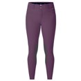 thumbnail image 1 of KERRITS Women's Crossover II Knee Patch Riding Breech, Color: Velvet Plum, Size: M, 1 of 5
