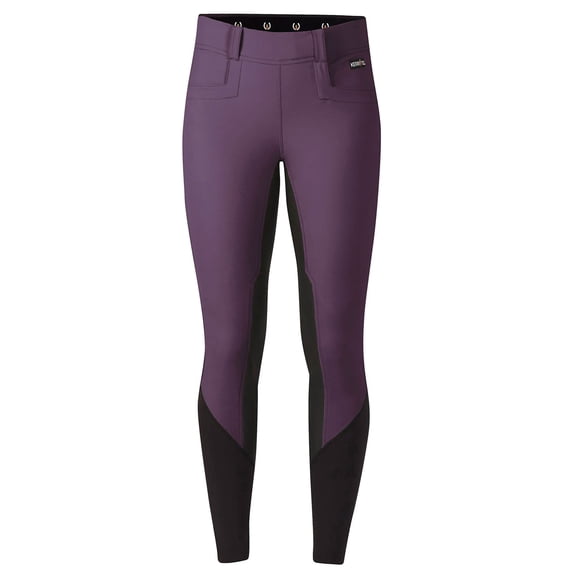 KERRITS Women's Griptek II Full Seat Riding Breech, Color: Velvet Plum, Size: L