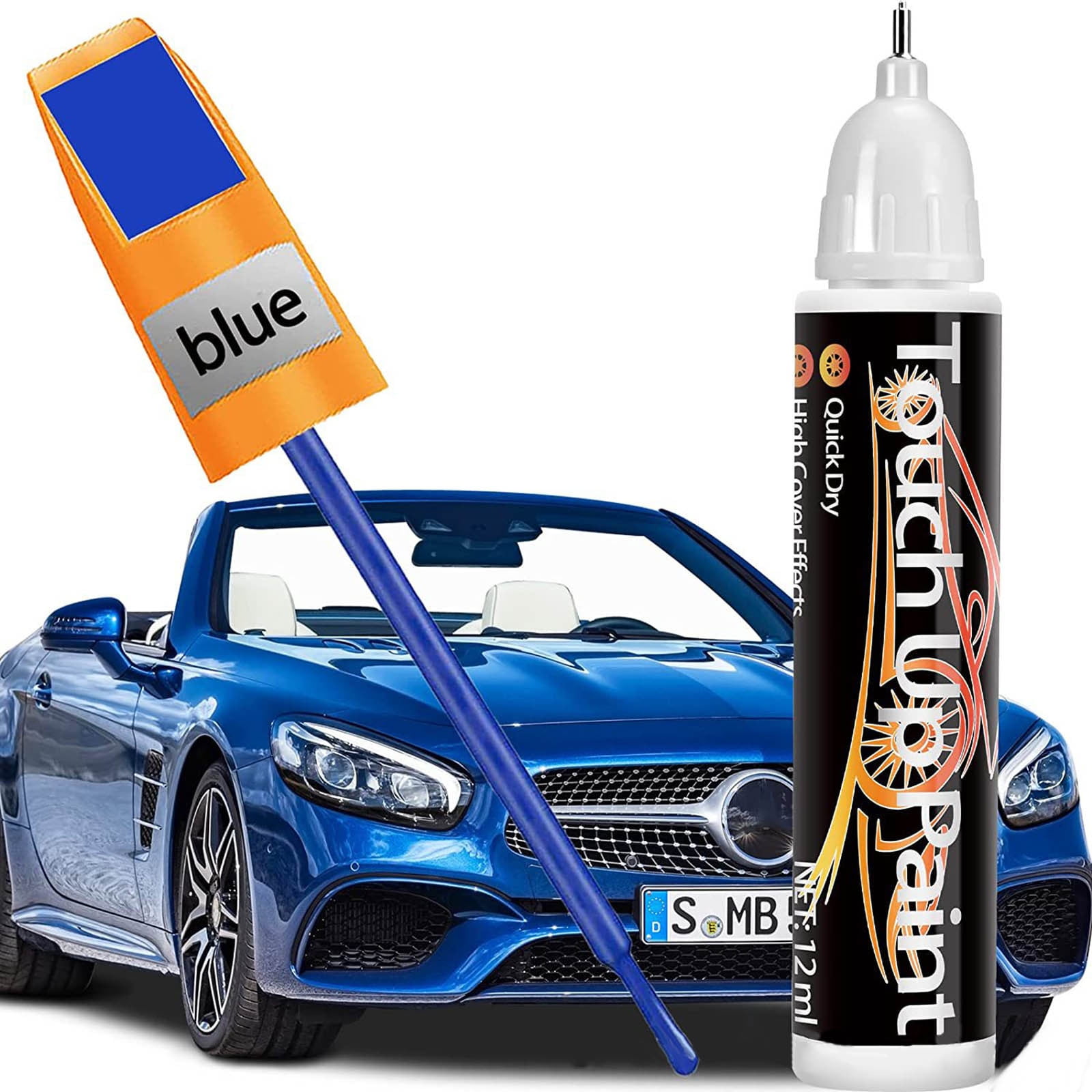 KERUILA 12ML Easy And Easy Car Paint Brush Pearl Color Scratch Car