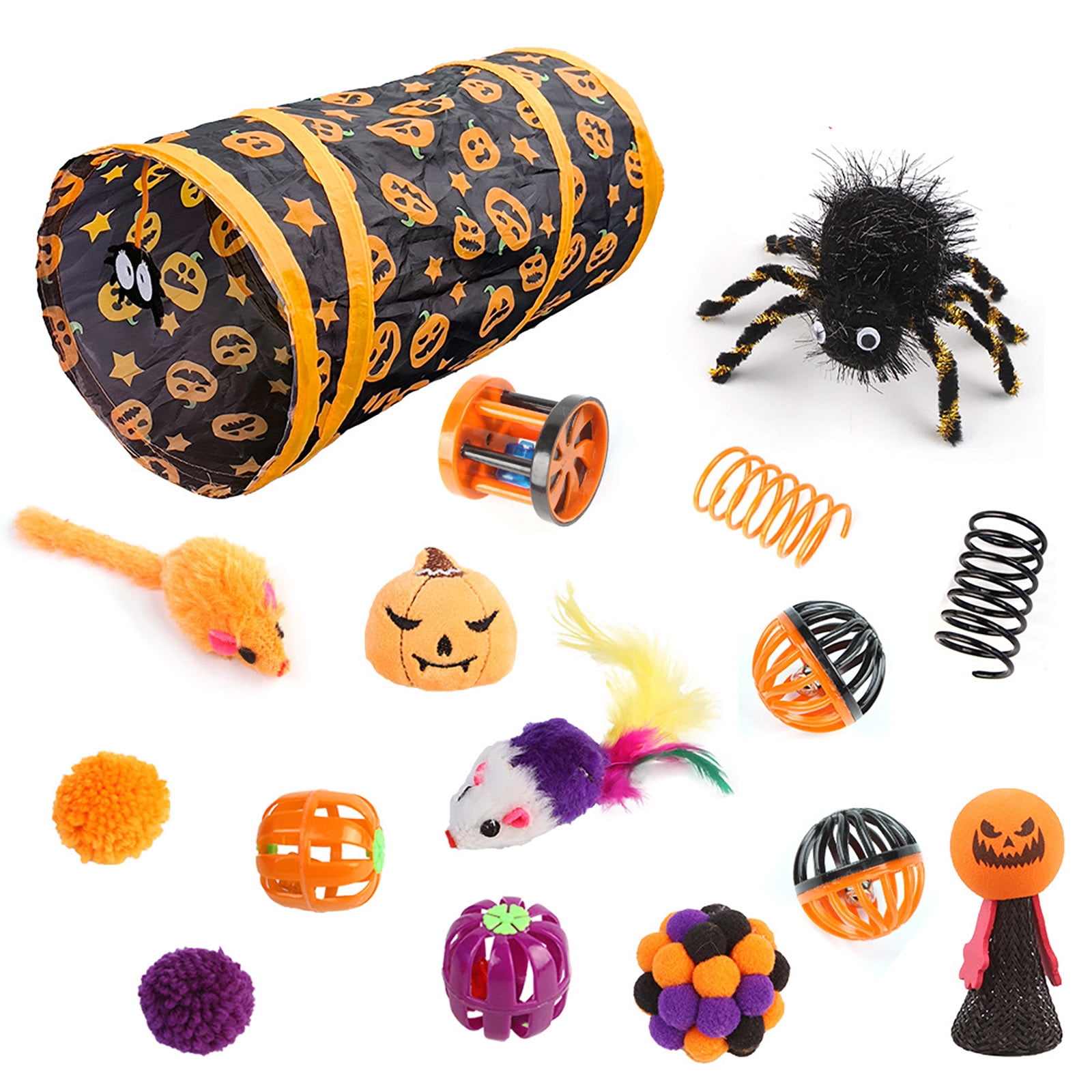 KERUILA Cat Channel Toy Set 3 Way Tunnel Toys | Cat Toy Set For Rabbit