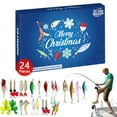 KERUILA Christmas Fishhook Advent Calendar 2024 New 24 Day Christmas
