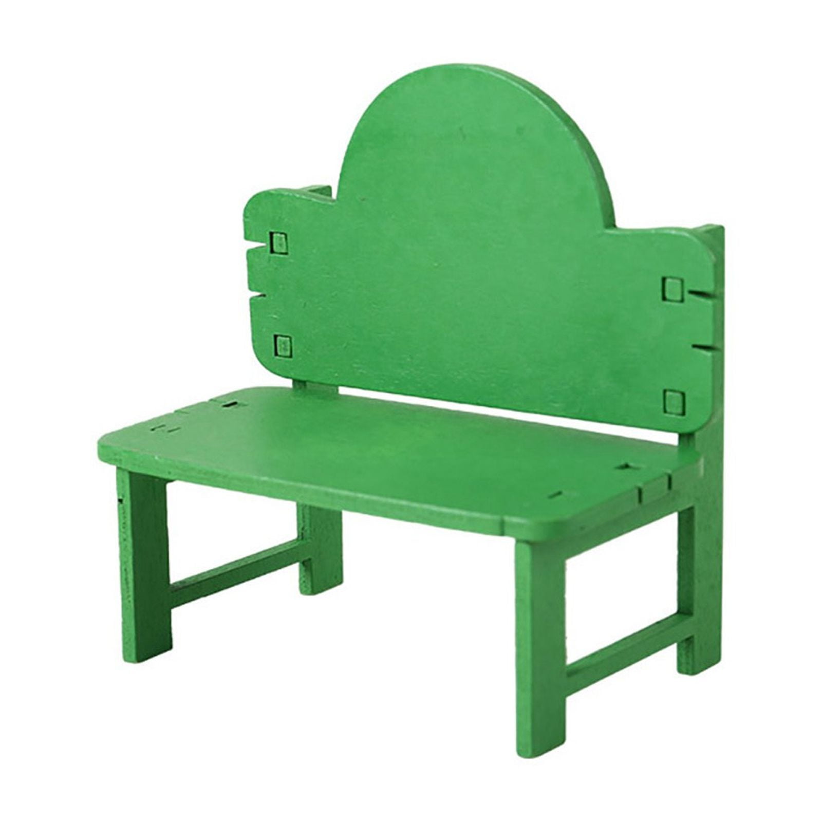 KERUILA Doll Miniature Furniture Wooden DIY Table And Chair Children's