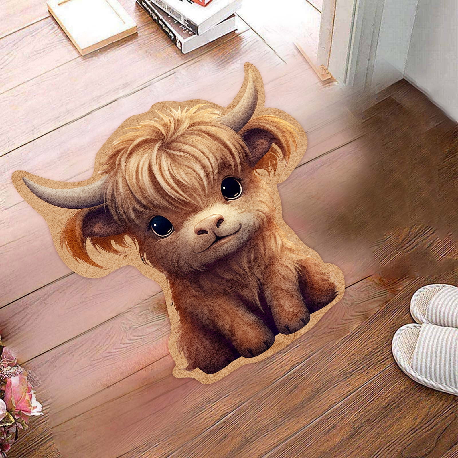 KERUILA Get Comfortable With This High Low Cow Shaped Mat A Delightful