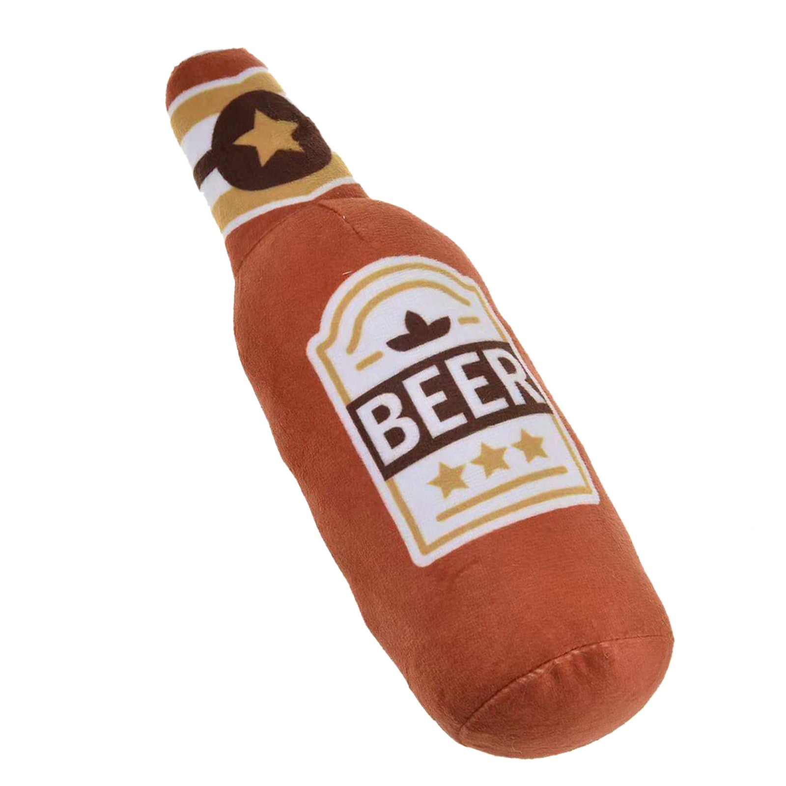 KERUILA New Stuffed Whisky Bottle Squeaky Sound Pet Dog Teething Toy