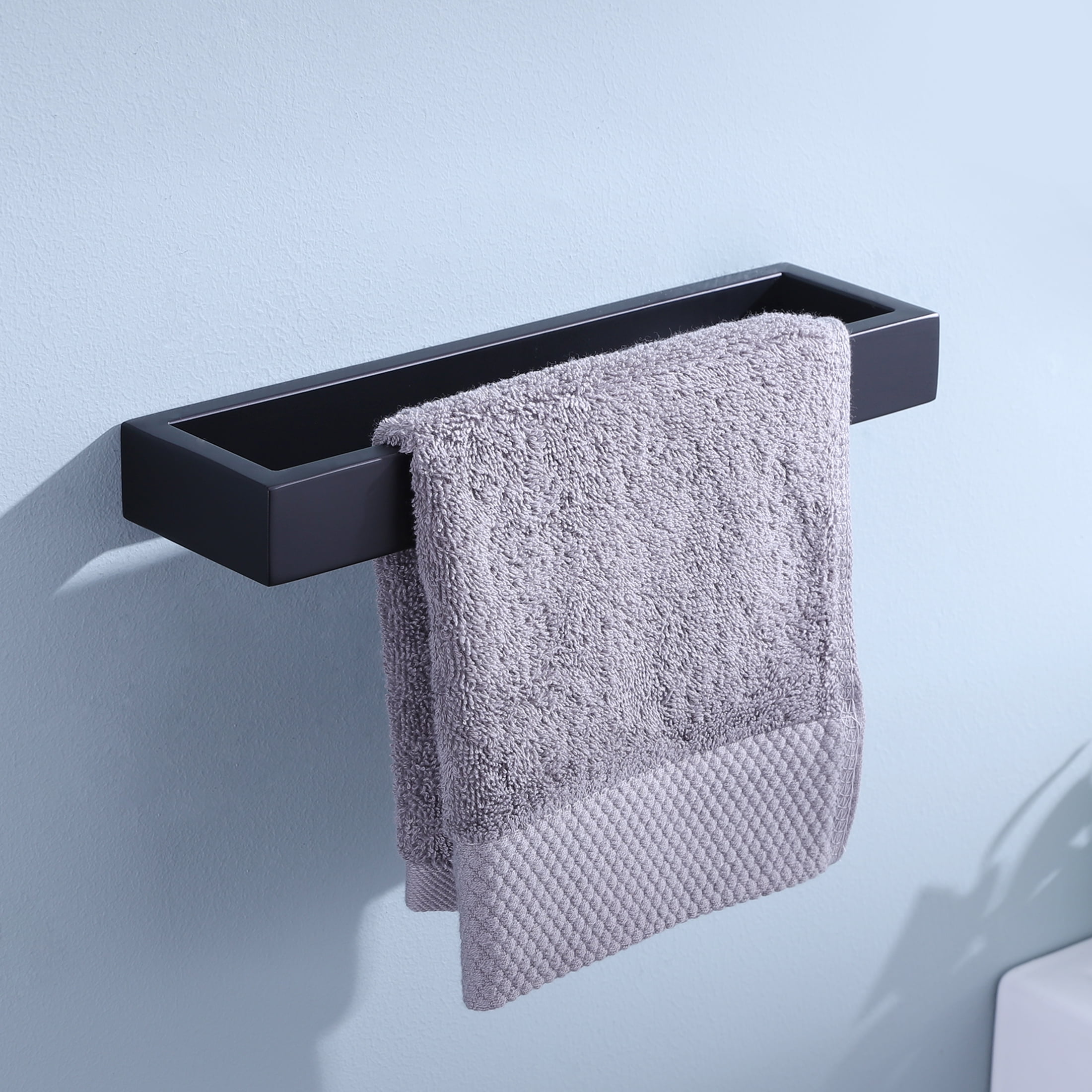 Hand towel bar black sale
