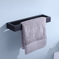 thumbnail image 1 of KES Black Towel Bar Hand Towel Holder 10 inch Black Finish for Bathroom Wall Mount, 1 of 10