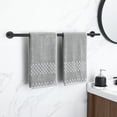 thumbnail image 1 of KES Black Towel Bar Hand Towel Holder 30 inch Matte Black Wall Mount, 1 of 10